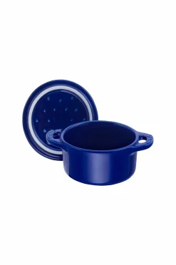 Staub Pander & Gryder>Minigryde rund 10 cm, 0,2 l Dark-Blue