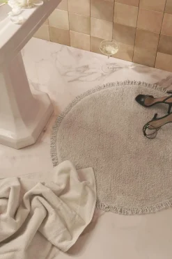 Staycation Badeværelsesmåtte Loose Ø 70 cm Beige Discount