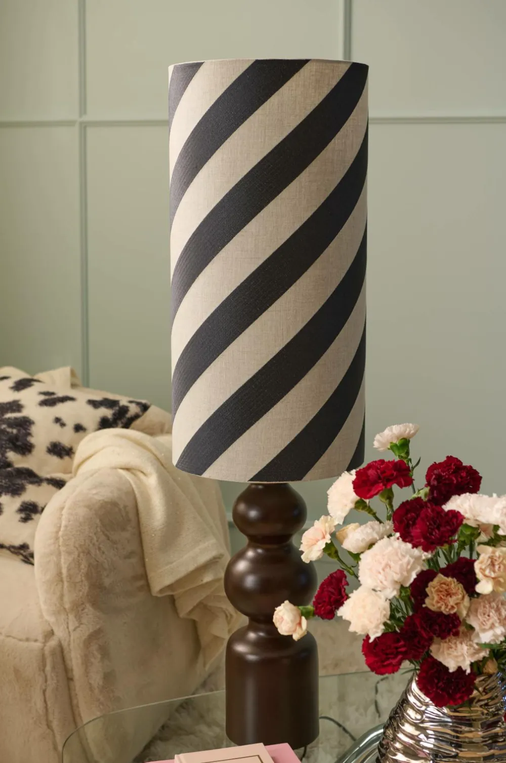 Staycation Lampeskærm Confident Cremehvid/sort Best