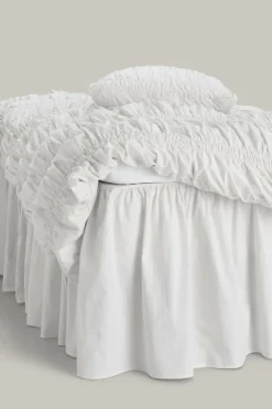 Staycation Sengekappe Loosed i bomuldspercale Hvid New