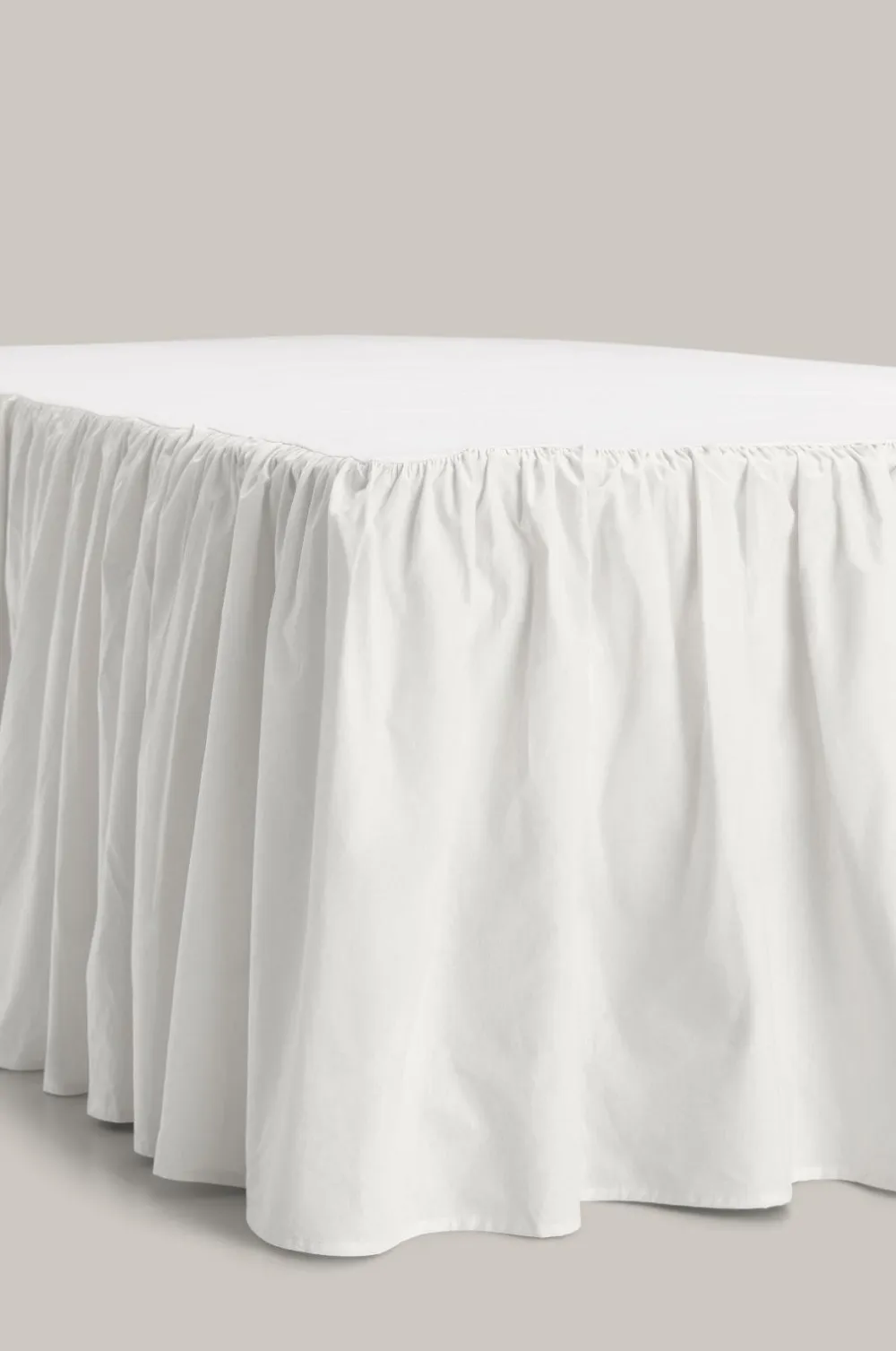 Staycation Sengekappe Loosed i bomuldspercale Hvid New