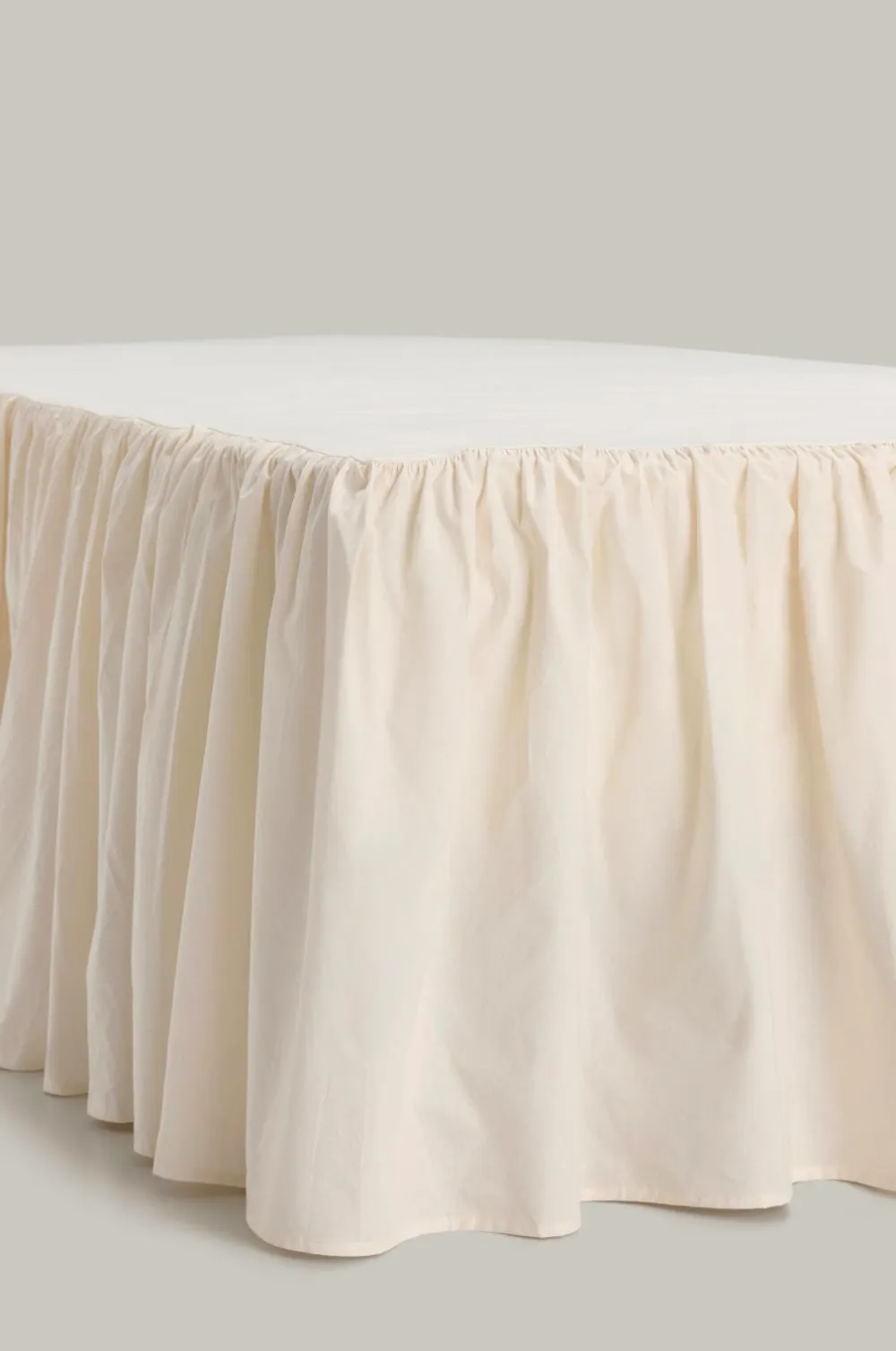 Staycation Sengekappe Loosed i bomuldspercale Cremet hvid Sale