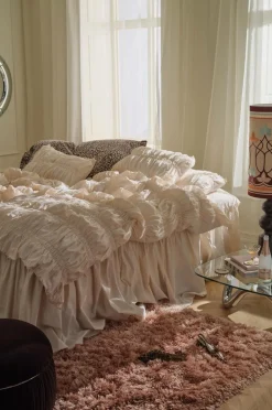 Staycation Dynebetræk|Sengesæt>Sengesæt Loosed i bomuldspercale Cremehvid