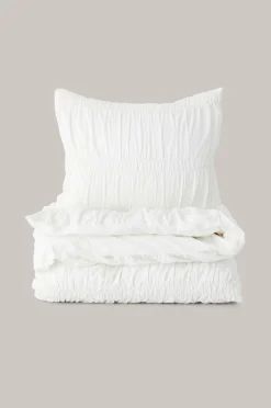 Staycation Dynebetræk|Sengesæt>Sengesæt Loosed i bomuldspercale Hvid