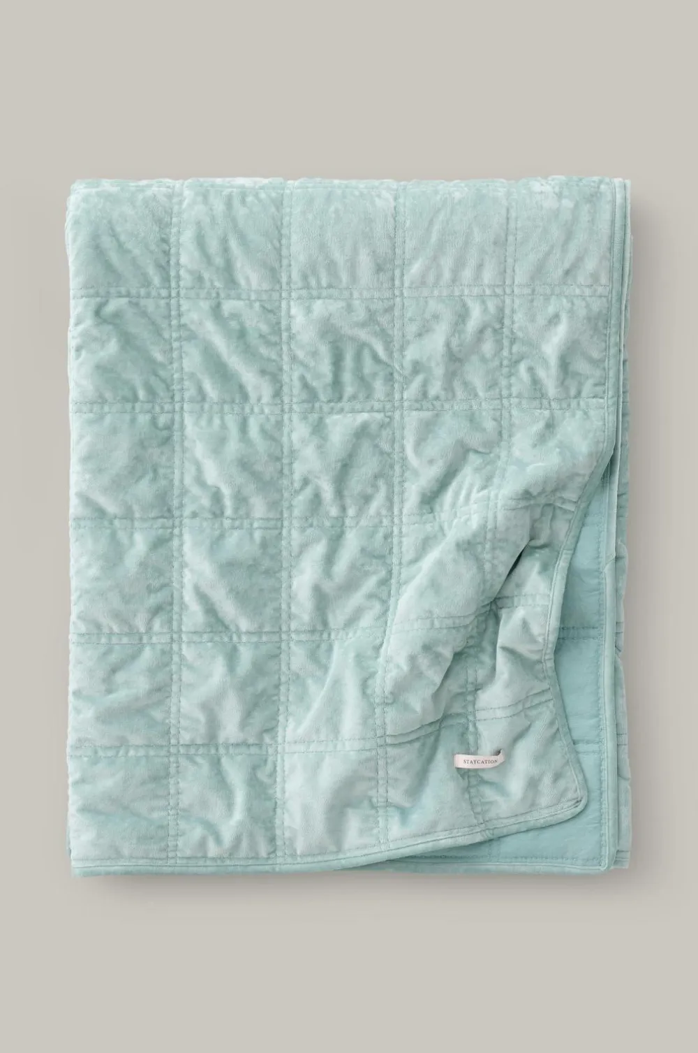 Staycation Sengetæpper>Sengetæppe Pleasent Ljus blågrön