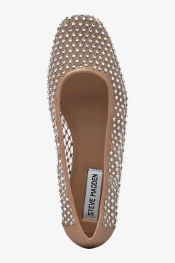 Steve Madden Ballerinasko Auden Ballerinas Tan Mesh Clearance