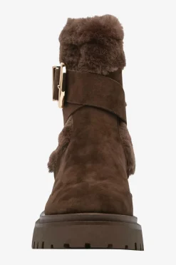 Steve Madden Boots Lodge Brown suede New