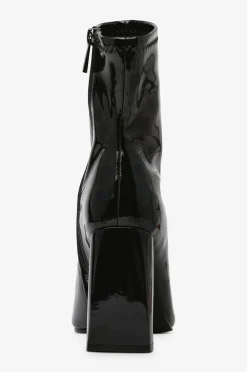 Steve Madden Boots Traverse Bootie Black patent Discount