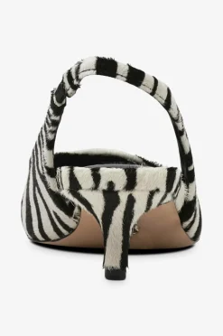 Steve Madden Højhælet sko Kari Slingback Zebra