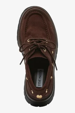 Steve Madden Loafers>Loafers Detroit Brown Sued