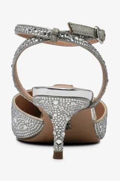 Steve Madden Sandal med hæl Kittie-r Heeled Sandals Sølvfarvet Sale