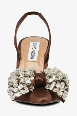Steve Madden Sandaler med hæl Lovie Brn Satin Sale