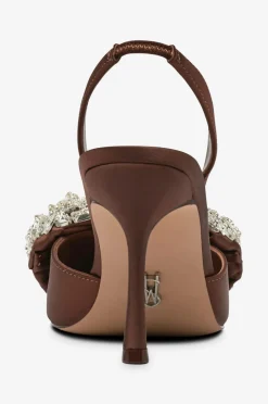 Steve Madden Sandaler med hæl Lovie Brn Satin Sale