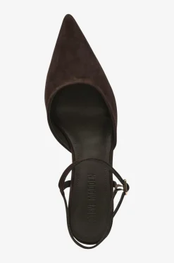 Steve Madden Højhælede Sko>Sandaler med hæl Adelaide Brown suede