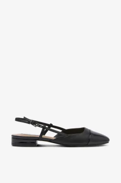 Steve Madden Ballerinasko>Slingback Belinda Ballerina Black leather