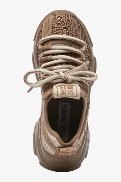 Steve Madden Sneakers Jmistica Bronze gold / silver Sale