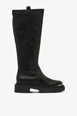 Steve Madden Støvler Constance Boots Black leather Discount