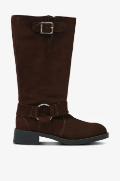 Steve Madden Støvler Zamza Drk Brn Suede Discount