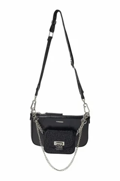 Steve Madden Tasker>Taske Bnaim-r Crossbody Bag Blk/si