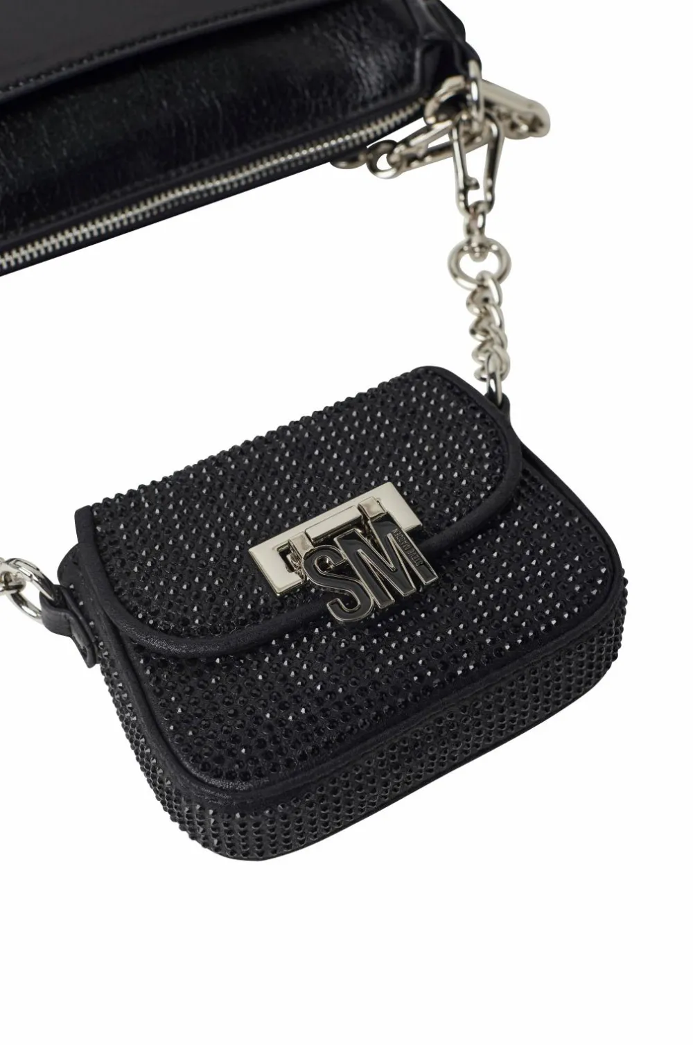 Steve Madden Tasker>Taske Bnaim-r Crossbody Bag Blk/si