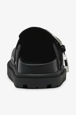 Steve Madden Tøfler Offbeat Slides Blk action leather New