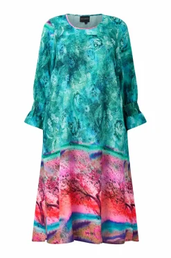 Studio Kjoler>Kjole sBodil Dress Blue with pink board