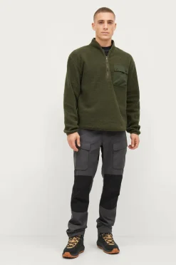 Studio Total Fleecetrøje Fleece Halfzip Grøn Clearance