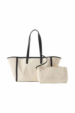 Stylein Yendi Canvas Bag Black/cream Discount