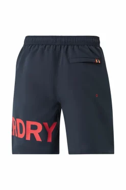 Superdry Badebukser Graphic 17 Eclipse navy Discount