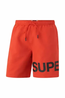 Superdry Badebukser Graphic 17 Drop Kick Red Clearance