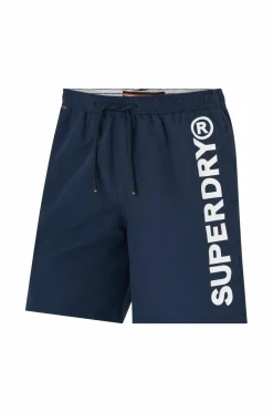 Superdry Badetøj>Badebukser Sport Graphic 17 Swim Short Nautical navy