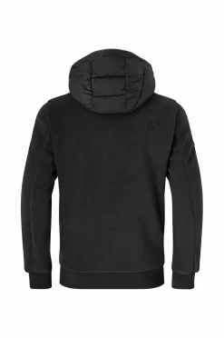 Superdry Jakke Hood Storm Fleece Hybrid Jkt Black Best