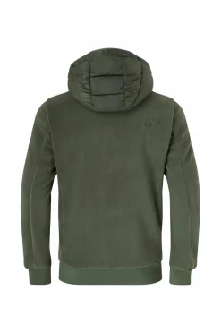 Superdry Jakke Hood Storm Fleece Hybrid Jkt Ivy green Best
