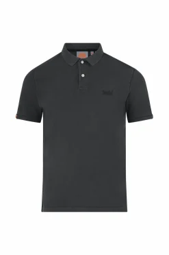 Superdry Poloshirt Vint Destroy Polo Destroy Black Hot