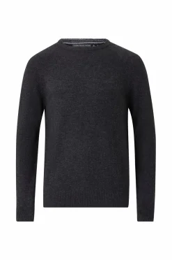 Superdry Pullover Wool Blend Midnight Charcoal Marl Best