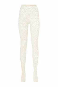 Swedish Stockings Strømpebukser Lykke Net Tights Ivory New