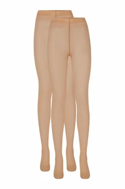 Swedish Stockings Strømpebukser Elin Premium Tights 20 den, 2-pak Nude light Clearance