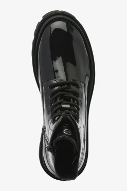 Tamaris Ankelstøvler Black patent Discount