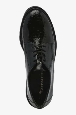 Tamaris Loafer Women Lace-up Blk Patent Str Online