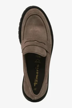 Tamaris Loafers Women Slip-on Taupe Best