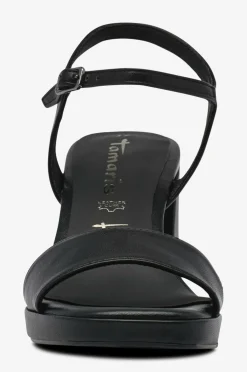 Tamaris Sandaler med hæl Black uni Outlet