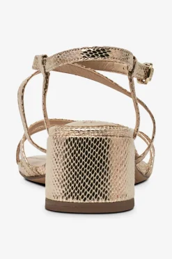 Tamaris Sandaler med hæl Lt Gold Struct Discount