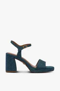 Tamaris Højhælede Sko|Sandaler & Sandaler Med Hæl>Sandaler med hæl Denim