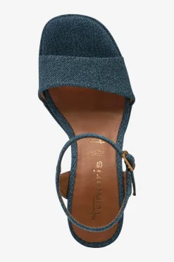 Tamaris Højhælede Sko|Sandaler & Sandaler Med Hæl>Sandaler med hæl Denim