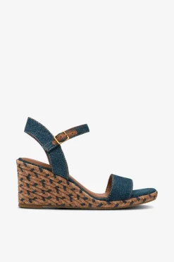 Tamaris Højhælede Sko|Sandaler & Sandaler Med Hæl>Sandaler med hæl Denim