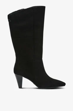 Tamaris Støvler Tall Suede Black suede