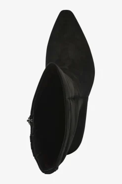 Tamaris Støvler Tall Suede Black suede