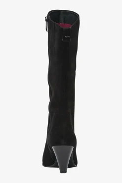 Tamaris Støvler Tall Suede Black suede