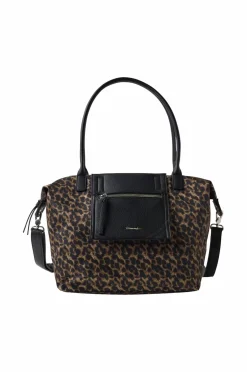 Tamaris Tasker>Taske Tas Fabrizia Black/brown