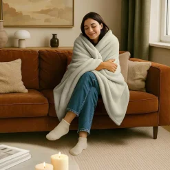 Terraillon Varmetæppe Cozy 160x120cm Lysgrå Online